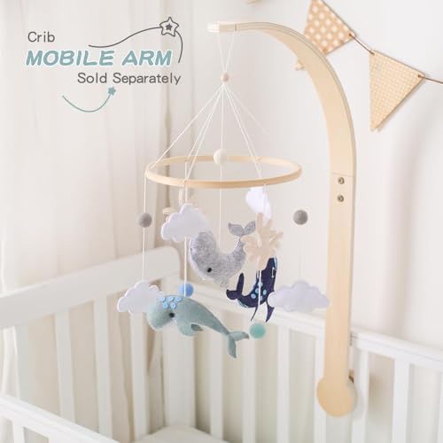 Ikubigu Baby Crib Mobile Ocean Animals