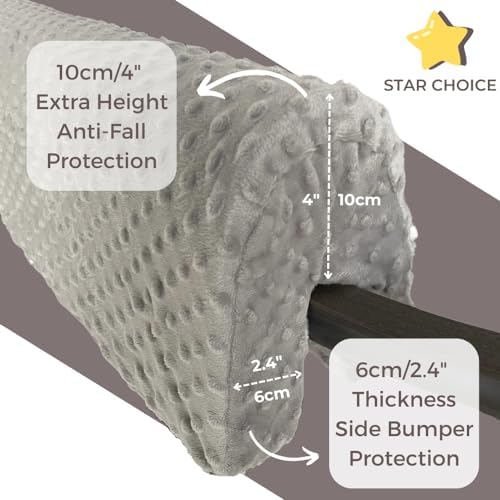 Wonder Space Toddler Bed Rail Bumpers - Anti-Collision Safety Padding Pink 23ft