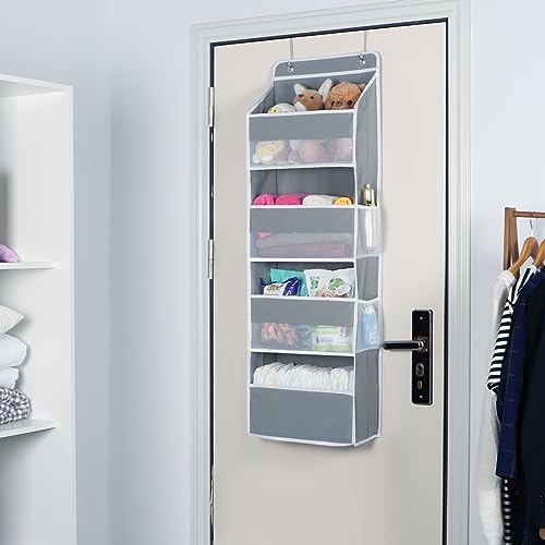 Univivi 4-Shelf Door Organizer with 4 Pockets