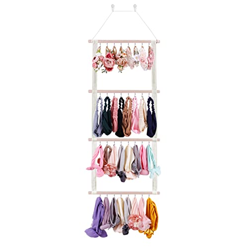 Cherrboll Hair Bow Holder for Girls with 32 Hooks