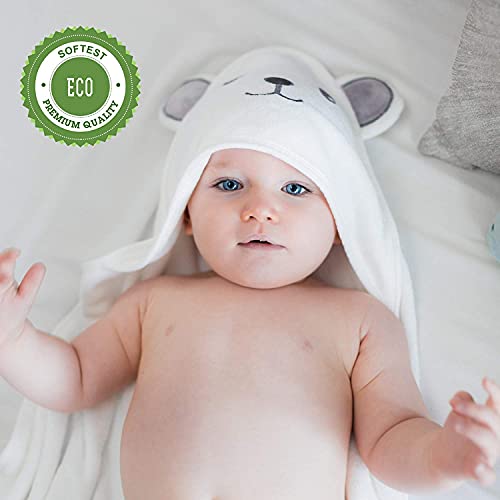 HIPHOP PANDA Hooded Towel - Bamboo Rayon 30x30 Inch