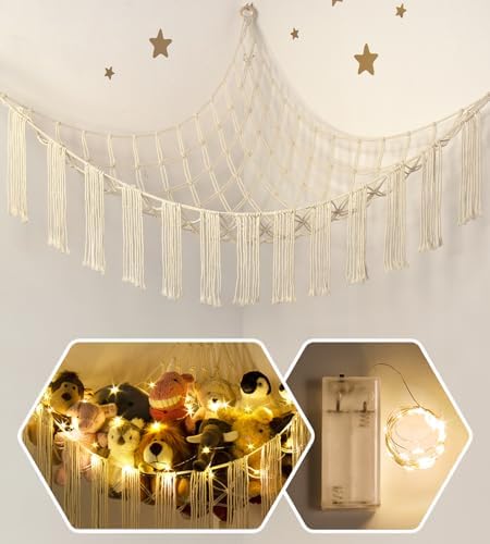 RelaxScene Stuffed Animal Hammock with LED Light 1