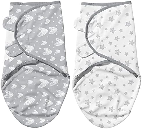 Biloban Baby Swaddles 0-3 Months 2 Pack