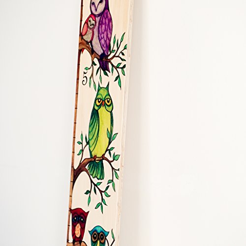 Headwaters Studio Owl Growth Chart 58x575 Wall Mounted
