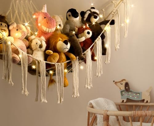 RelaxScene Stuffed Animal Hammock with LED Light 1
