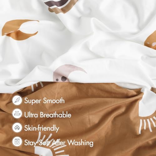 Soarwg Kids Mini Crib Sheets Neutral Set