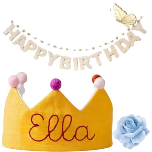 Custom Name Birthday Crown for Girls