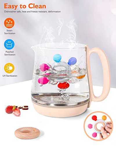 Akolik Teething Ring for Babies BPA Free Silicone Teethers