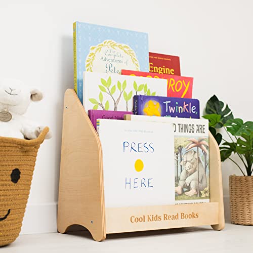 Montessori Bookcase for Kids Large Grey