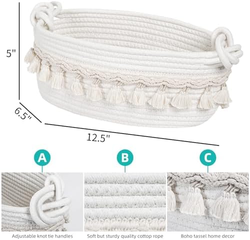 Followarm Small Woven Gift Basket Storage Bin