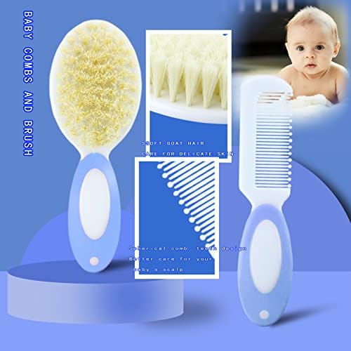 ZELINYE 10Pcs Baby Grooming Kit with LED Earwax Remover