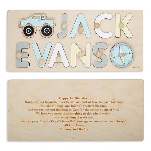 Personalized Wooden Name Puzzles For Toddlers
