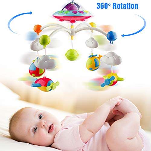 Mini Tudou Musical Crib Mobile with Lights and 108 Melodies 1