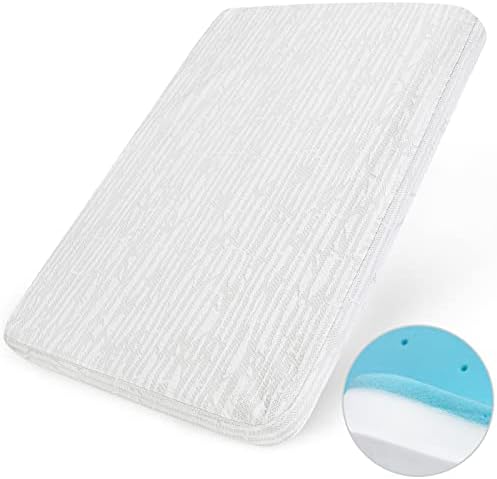 Luv4babe Crib Mattress Topper 52x27 Waterproof Memory Foam Pad
