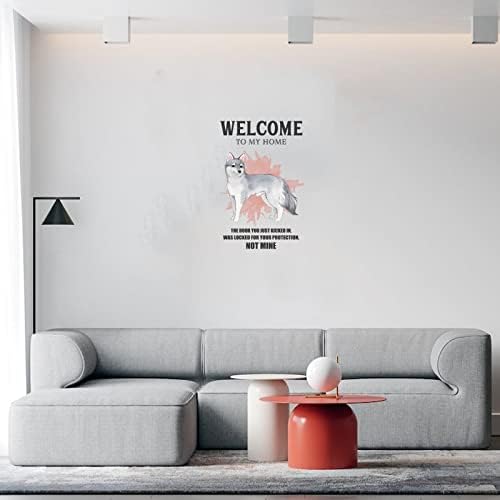 Welcome to My Home Tumblers Wall Decal 18 Inch