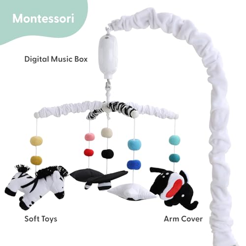 The Peanutshell Baby Crib Mobile Musical Montessori