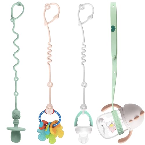 Gelinor Baby Toy Straps 5 Pack - Green