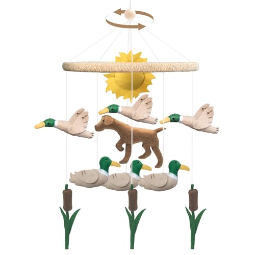 Teeloray Duck Hunting Baby Crib Mobile for Boys Girls