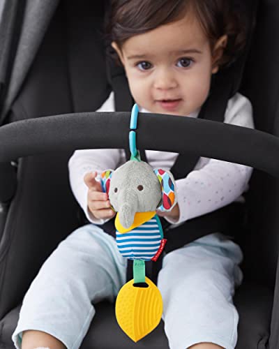 Skip Hop Bandana Buddies Baby Activity Chime Teether Stroller Toy Elephant