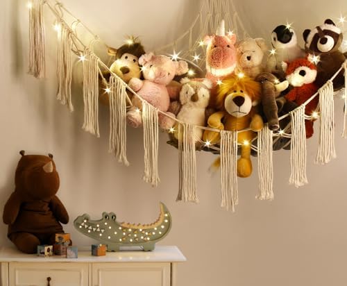 RelaxScene Stuffed Animal Hammock with LED Light 1