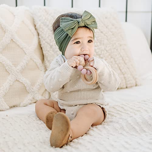 Prohouse 12 Pack Baby Nylon Headbands with Bow