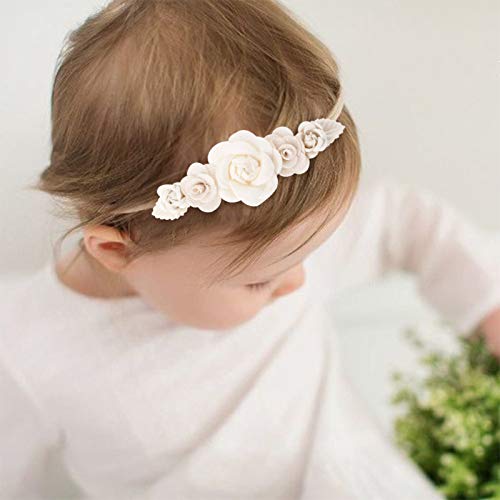 Cherrboll 3PCS Baby Girl Headbands with Flowers