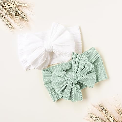 Niceye Handmade Baby Headbands with Bows