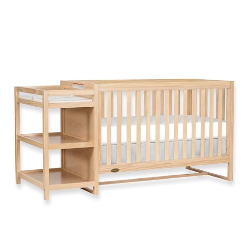 Dream On Me Milo 5-in-1 Convertible Crib with Changing Table