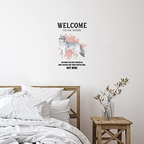 Welcome to My Home Tumblers Wall Decal 18 Inch