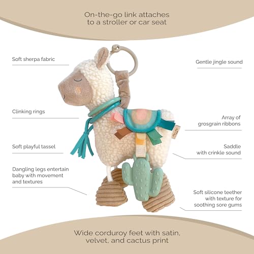Itzy Ritzy Link Love Toy for Stroller or Car Seat Llama