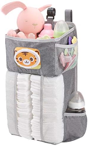 Accmor Hanging Baby Diaper Caddy Organizer Grey