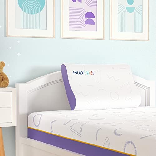 MLILY Kids Pillow - Adjustable Memory Foam Breathable Purple
