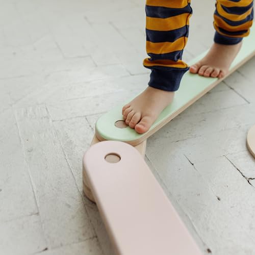Handmade Wooden Balance Beam for Kids