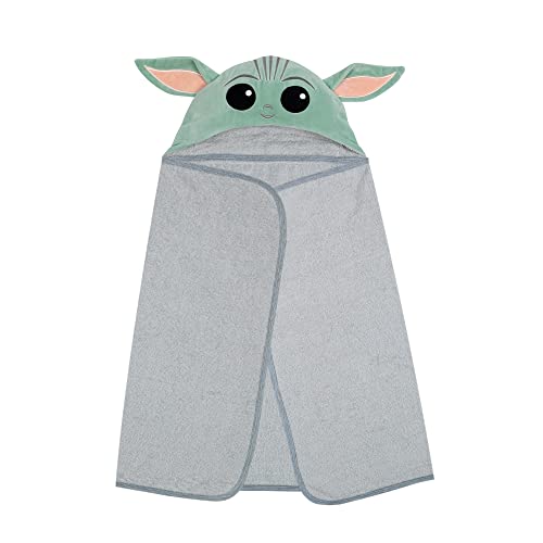 Lambs Ivy Star Wars Grogu Hooded Bath Towel