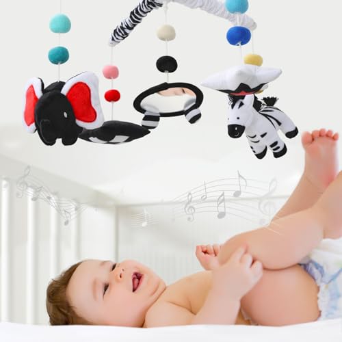 The Peanutshell Baby Crib Mobile Musical Montessori
