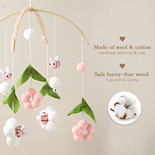 OESSUF Boho Baby Mobile Crib Decor for Infant Bedroom