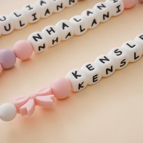Personalized Baby Pacifier Clip with Name