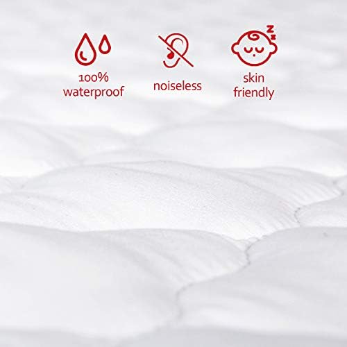 Moonsea 4-Layer Waterproof Pack and Play Mattress Pad