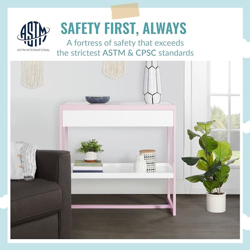 Dream On Me Arlo Changing Table Blush Pink 1
