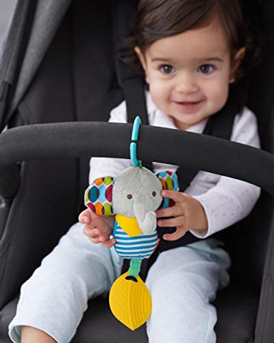 Skip Hop Bandana Buddies Baby Activity Chime Teether Stroller Toy Elephant