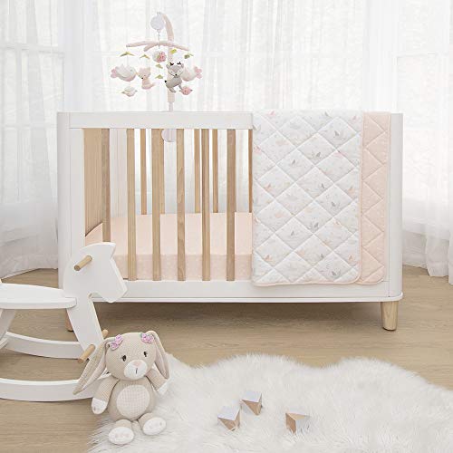 Living Textiles Ava Birds Musical Mobile - Crib Toy with 12 Lullabies