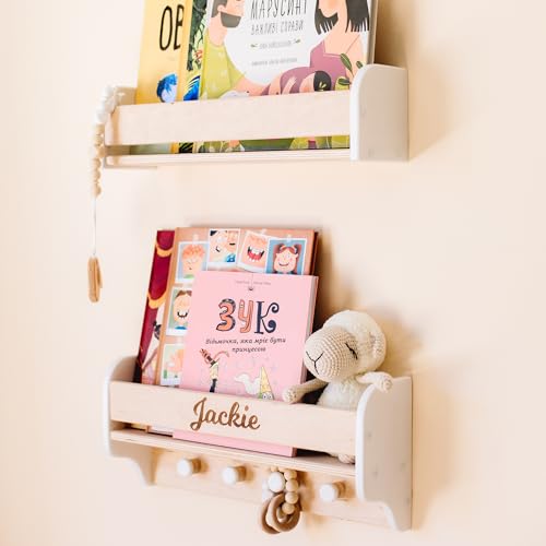 Handmade Floating Bookshelf for Kids Room