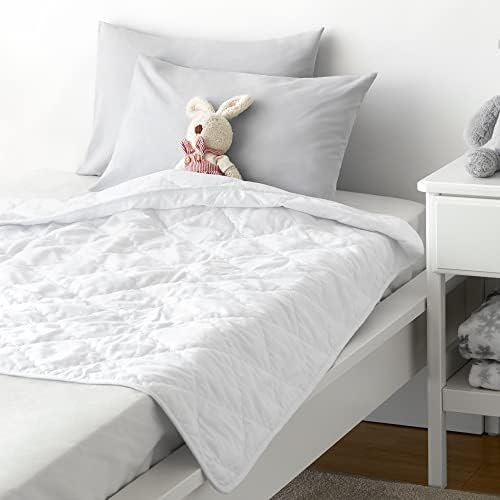 TILLYOU Toddler Pillowcase 2 Pack with Envelope Closure Gray