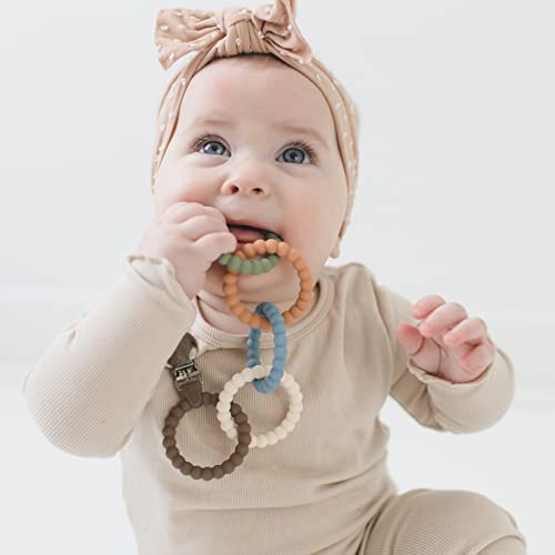 Ryan Rose Cutie Clinks Attachable Teether for Babies