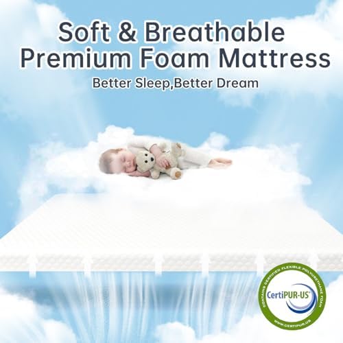 Cocellona Pack and Play Mattress Pad with Removable Cover