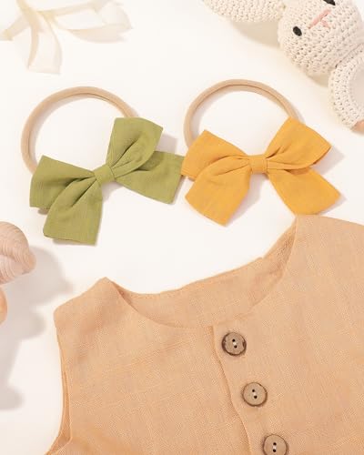 Jollybows 30pcs Baby Girls Hair Bows Headbands Set