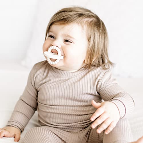 Ryan Rose Cutie Bit Teether Ivory 1