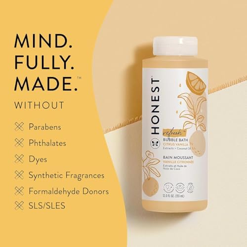 The Honest Company Foaming Bubble Bath - Citrus Vanilla Refresh 12 fl oz 1