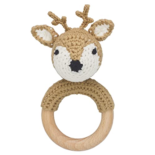 Joliecraft Woodland Friends Baby Rattle Deer