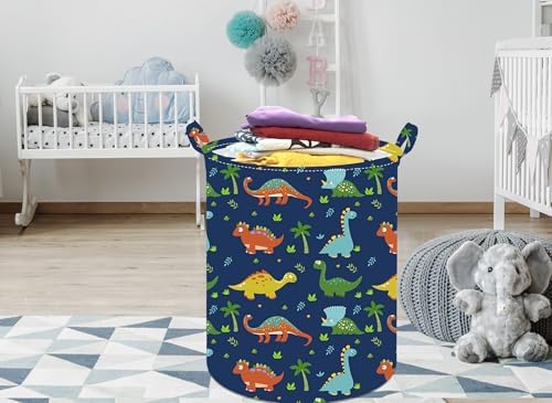 197 Inch Dinosaur Laundry Basket with Handles